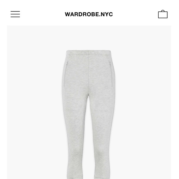 Wardrobe NYC front zip leggings - Picture 1 of 10